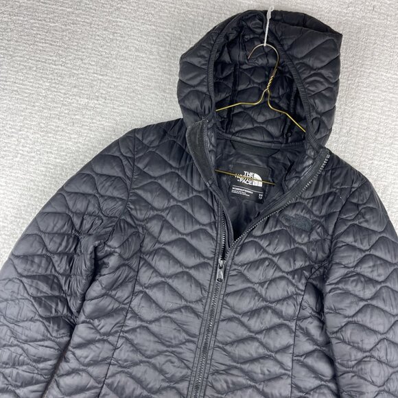 The North Face Women's ThermoBall Insulated Hooded Parka II  Black Size XS - Picture 3 of 16